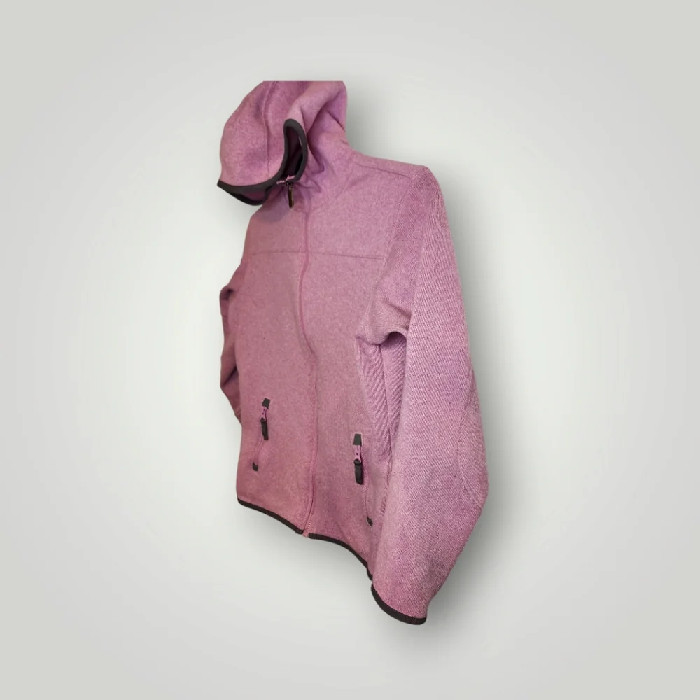 Lands' End Pink Sweater jacket Youth Sizs m 10 12